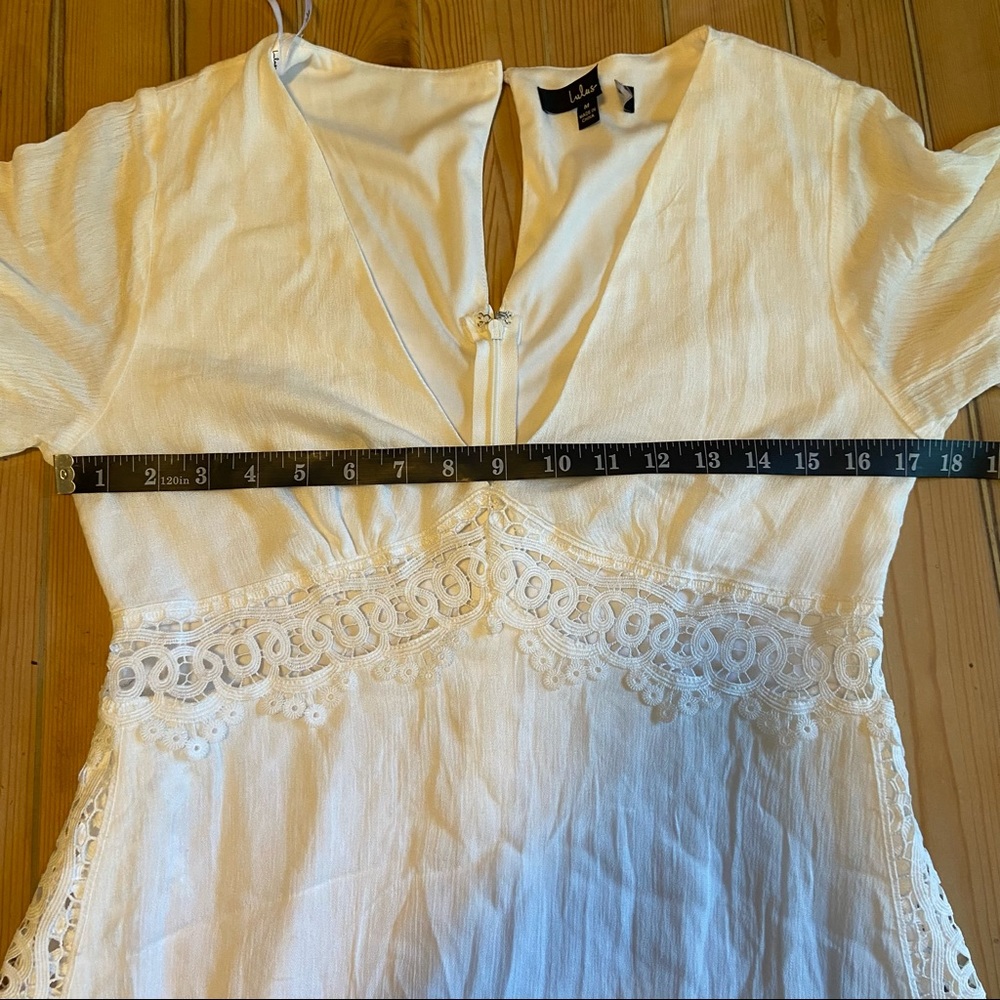 NWOT Lulus Sweeten the Occasion White Lace Maxi Dress - Picture 15 of 17